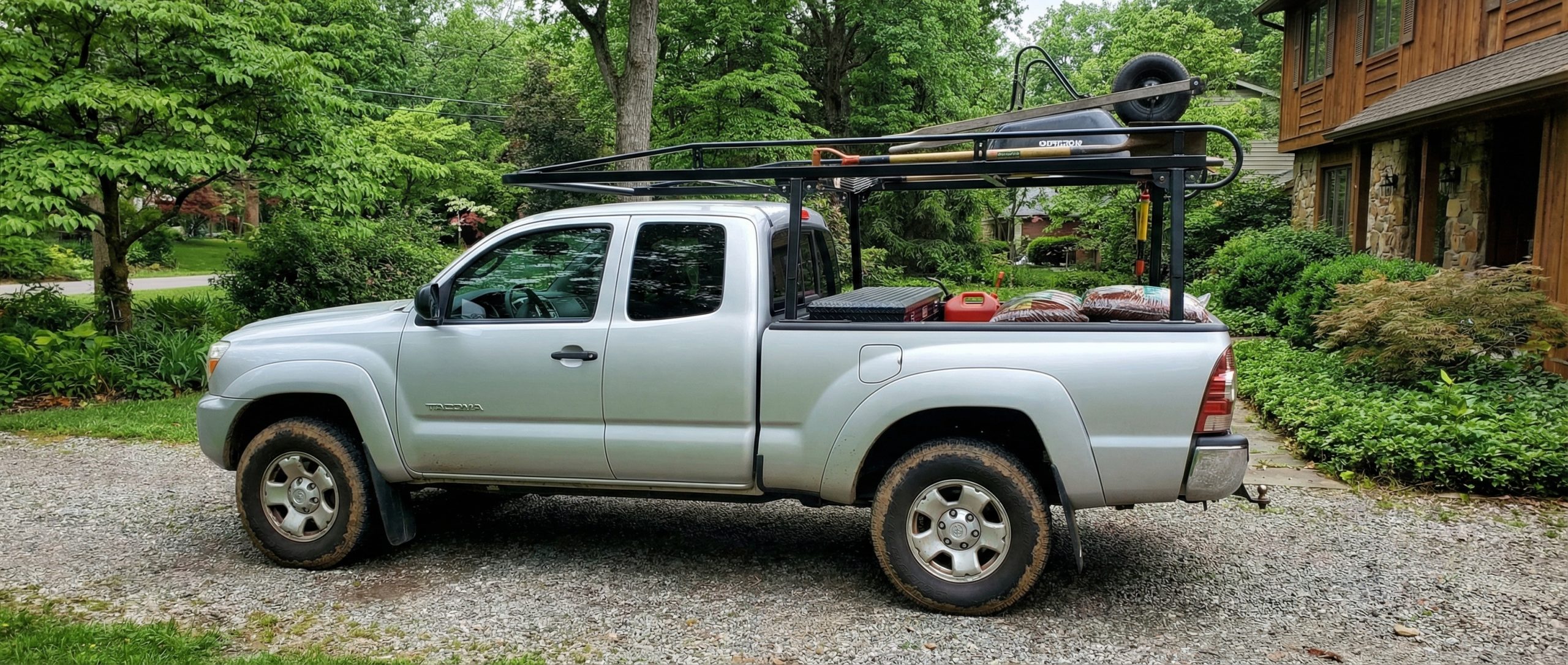 Used Toyota Tacoma with towing package for landscaping in Hampstead.