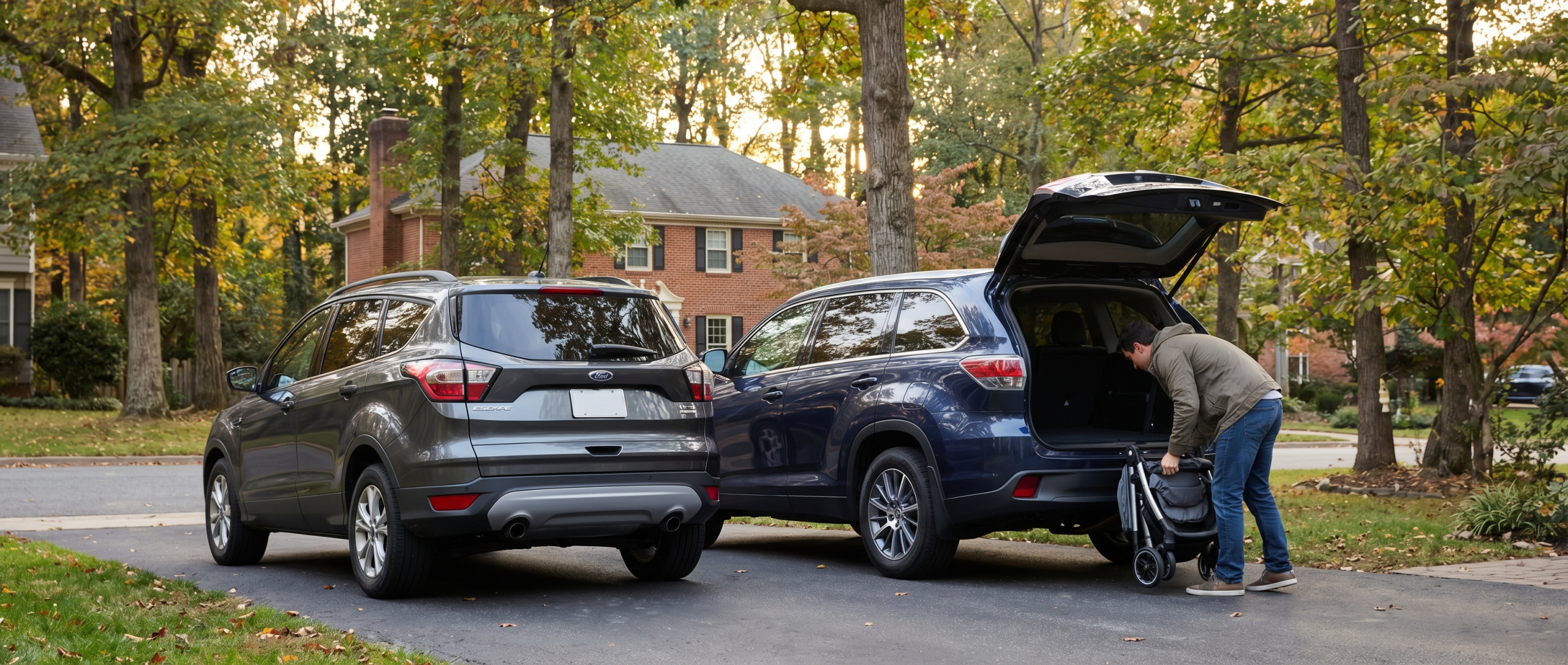 Ford Escape and Toyota Highlander family SUV comparison Reisterstown MD.