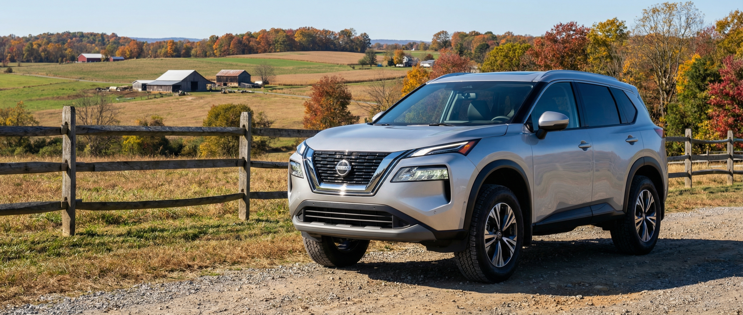 Used Nissan Rogue AWD with panoramic moonroof in Hampstead MD.