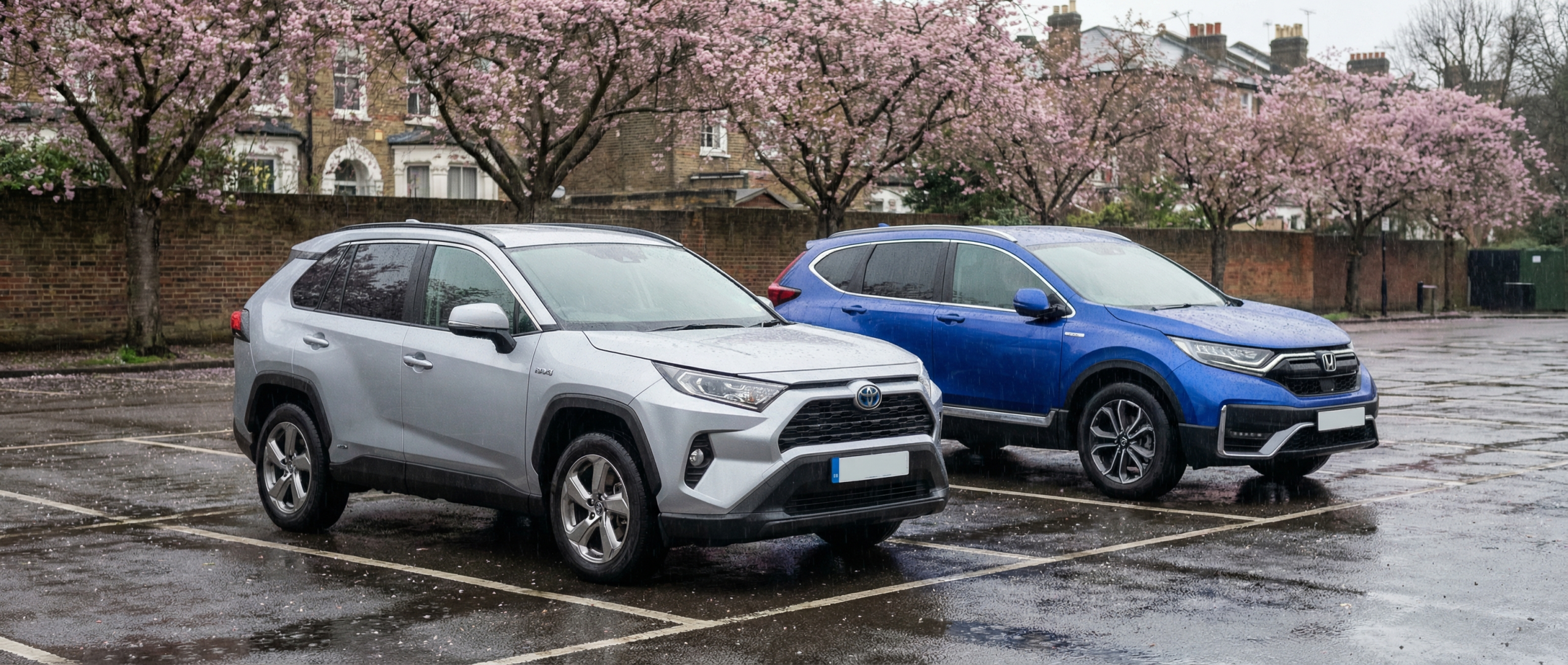 Used Toyota RAV4 and Honda CR-V with AWD for rain in Hampstead.