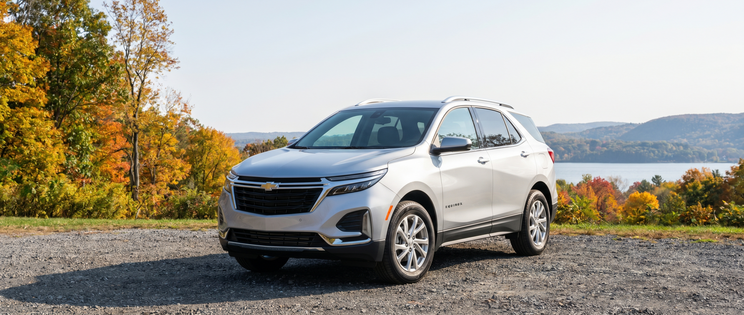 Pre-owned Chevrolet Equinox crossover parked near New Windsor NY.