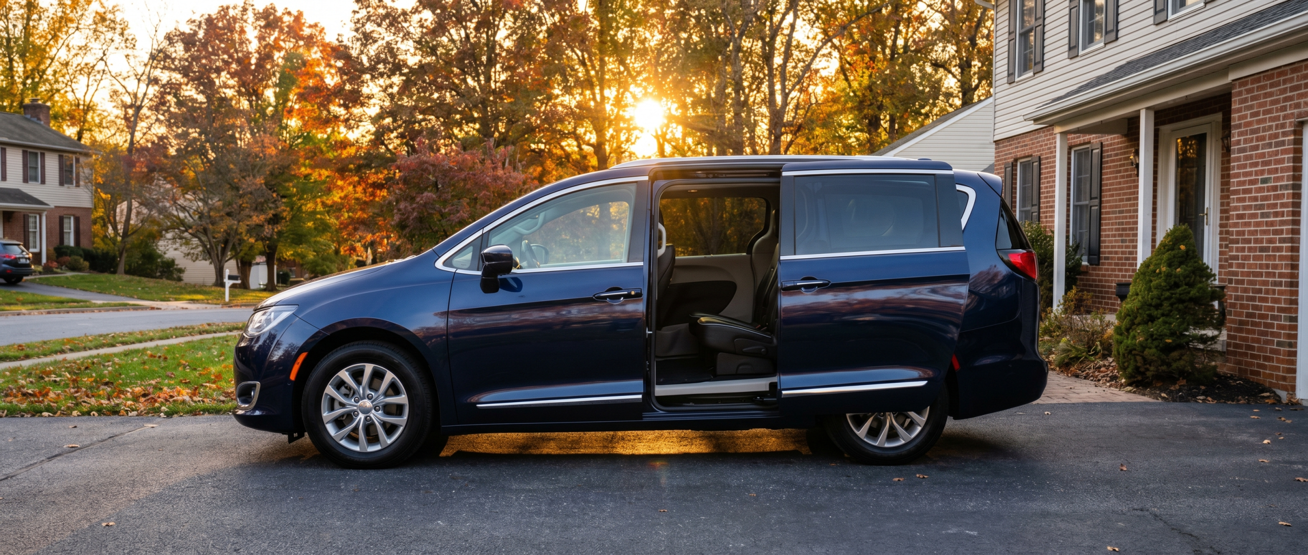 Used Chrysler Pacifica with power sliding doors in Eldersburg MD.